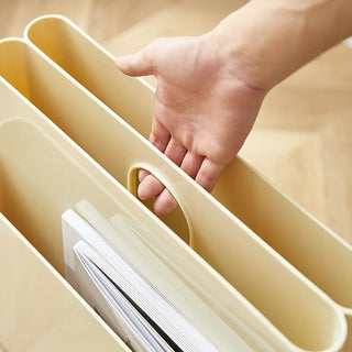 4 Pocket Magazine Rack  Storage Book Stand
