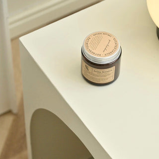Arch Open Iron Side Table  Storage