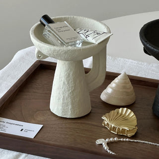 Ceramic Cup Stand Accessory Tray  Aromatherapy Small Item Holder