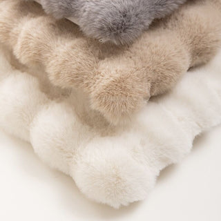 Pokopoko Faux Fur Chair Cushion