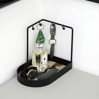 Corner Key Stand Tray   Entryway Storage Small Item Holder