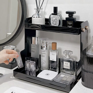 Acrylic Two-Tier Lightweight Cosmetic Storage Rack