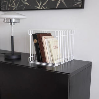 Wire Multifunctional Magazine Rack Storage Book Stand