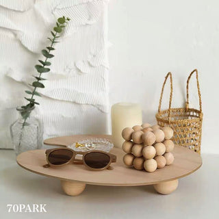 Wooden Pallet-Shaped Accessory Tray with Legs   Small Item Holder