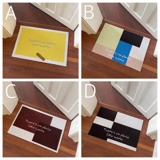Simple Lettering Color Entrance Mat  50 x 75 cm Mud Removal