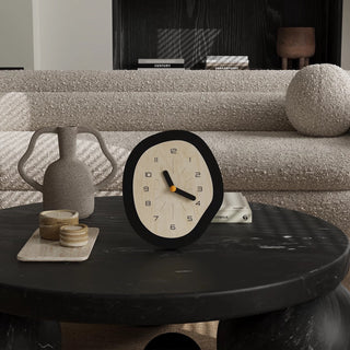 Nuance Silhouette Bicolor Clock Table Clock Silent