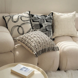 Jacquard Mix Monotone Cushion Cover  45 x 45 cm