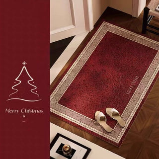 Red color entrance mat 50x80 mud-removing mat