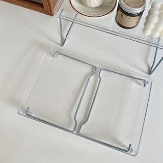 Clear Acrylic Rack Mini Table Piece Set Storage