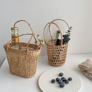 Natural Storage Mini Basket  Basket Bag