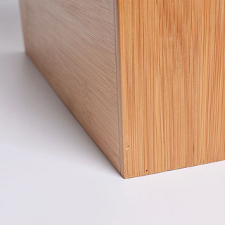 Bamboo tier drawer cosmetic storage rack