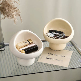 Mushroom-shaped Ceramic Tray Storage Trayin