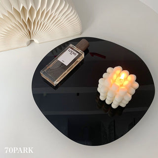 Legged Wave Acrylic Mirror Tray