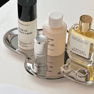 Cloud-type Wave Accessory Tray   Plate Small Item Holder Perfume Storage