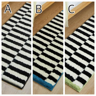 Striped Long Rug Mat Absorbent 50 x 120 cm