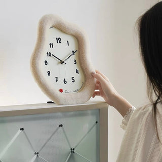 Nuance Fur Frame Clock  Table Clock
