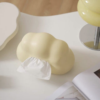Cloud Ceramic Tissue Case  Cloud motif