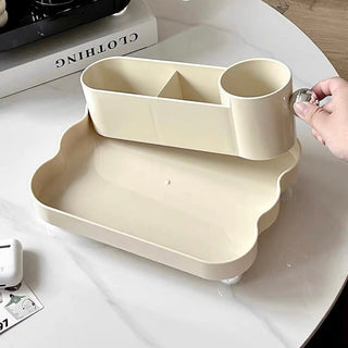 WaveDesign Cosmetic Storage Tray  Brush Stand