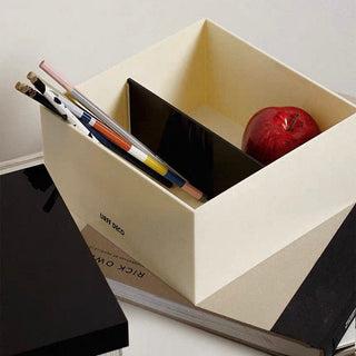 Pearl Square Storage Box with Lidin  Small Item Organizer