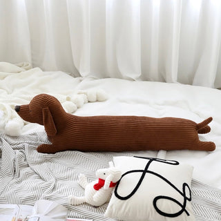 Dachshund Long Cushion Hugging Pillow 110cm Plush Toy