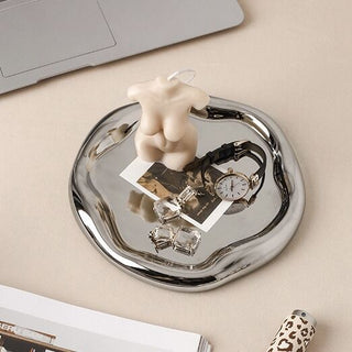 Chubby Round Accessory Tray  Plate