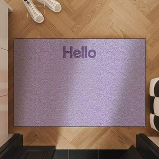 Hello Lettering Color Entrance Mat  50 x 80 cm Mud Removal