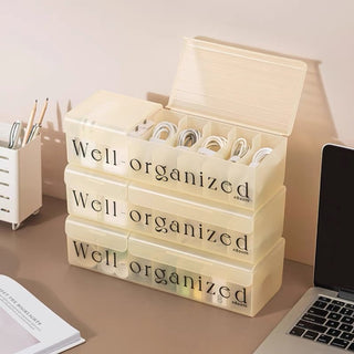Cable storage case with lid cable box charger