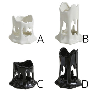 Melting Ceramic Brush Stand  Candle Holder Storage