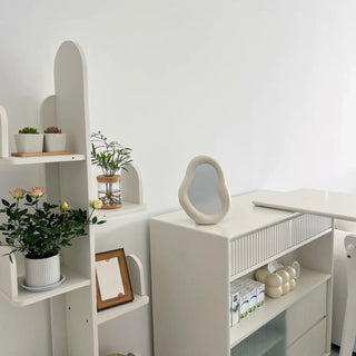 Plump and unique frame tabletop mirror    wall-mounted mirror