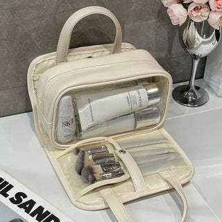 Multifunctional Removable Cosmetic Storage Pouch with Dividers  Makeup Pouch Travel Pouch
