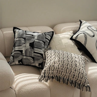 Jacquard Mix Monotone Cushion Cover  45 x 45 cm