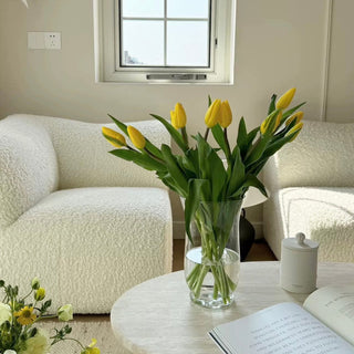 Clear Glass Simple Flower Vase