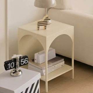 Legged Arch Iron Side Table  with Storage