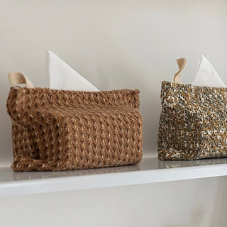 Tweed Simple Tissue Case Cover Hanging Type