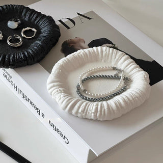Matte Color Nuance Round Mini Accessory Tray