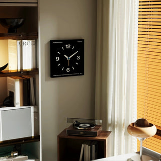 Square Frame Monotone Clock  Wall Clock