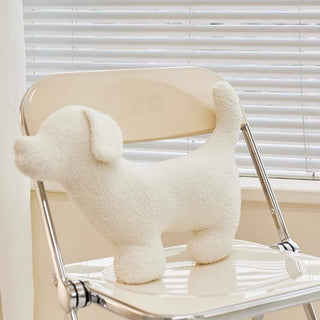 Fluffy Dog Cushion Body Pillow   50cm Dog Plush Toy