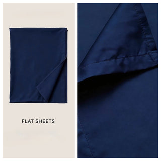 Blue Double-Sided Stripe Cotton Duvet Cover Set   Bed Cover  All Seasons