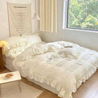 Gathered Frill Duvet Cover Set
