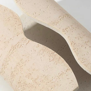 Travertine-style tissue casein  resin tissue box