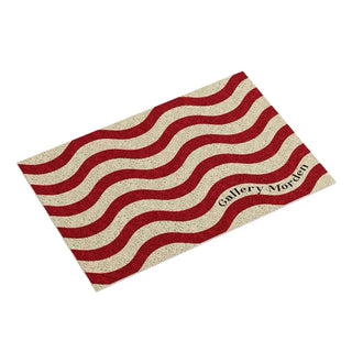 Striped entrance mat 50 x 80 cm mud-removing mat