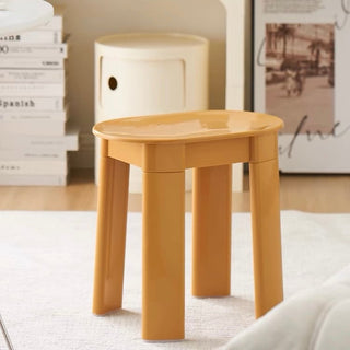 Color Oval Side Table Stool   in   Chair