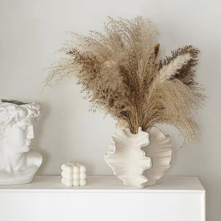 Irregular Wave Ceramic Flower Vase  Vase Object