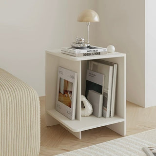 way Square Storage Side Table  Magazine Rack Storage Monotone