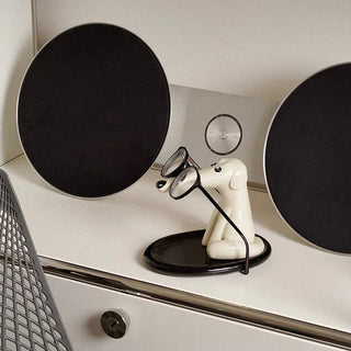 Monochrome Dog Motif Key Tray Dog Key Storage Entryway