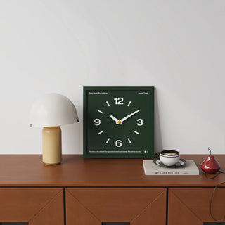 Square Frame Dark Color Clock  Wall Clock