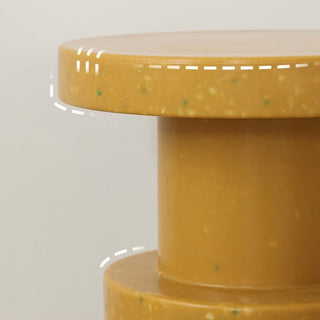 Mixed Color Compact Side Table Stool   in