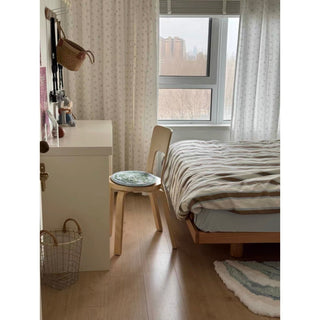 White Brown Stripe Duvet Cover Set