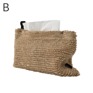 Linen Natural Tissue Case  Tissue Cover Hanging Type