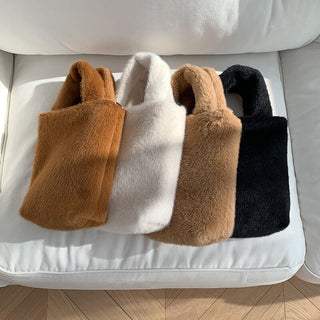 way Faux Fur Handbag    Shoulder Bag